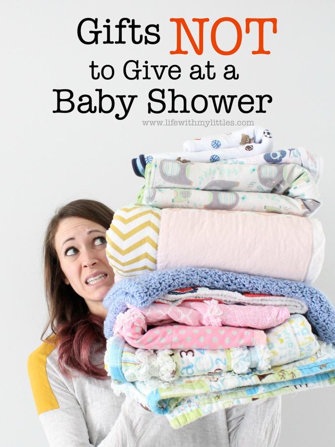 Gifts Not to Give at a Baby Shower - Life With My Littles